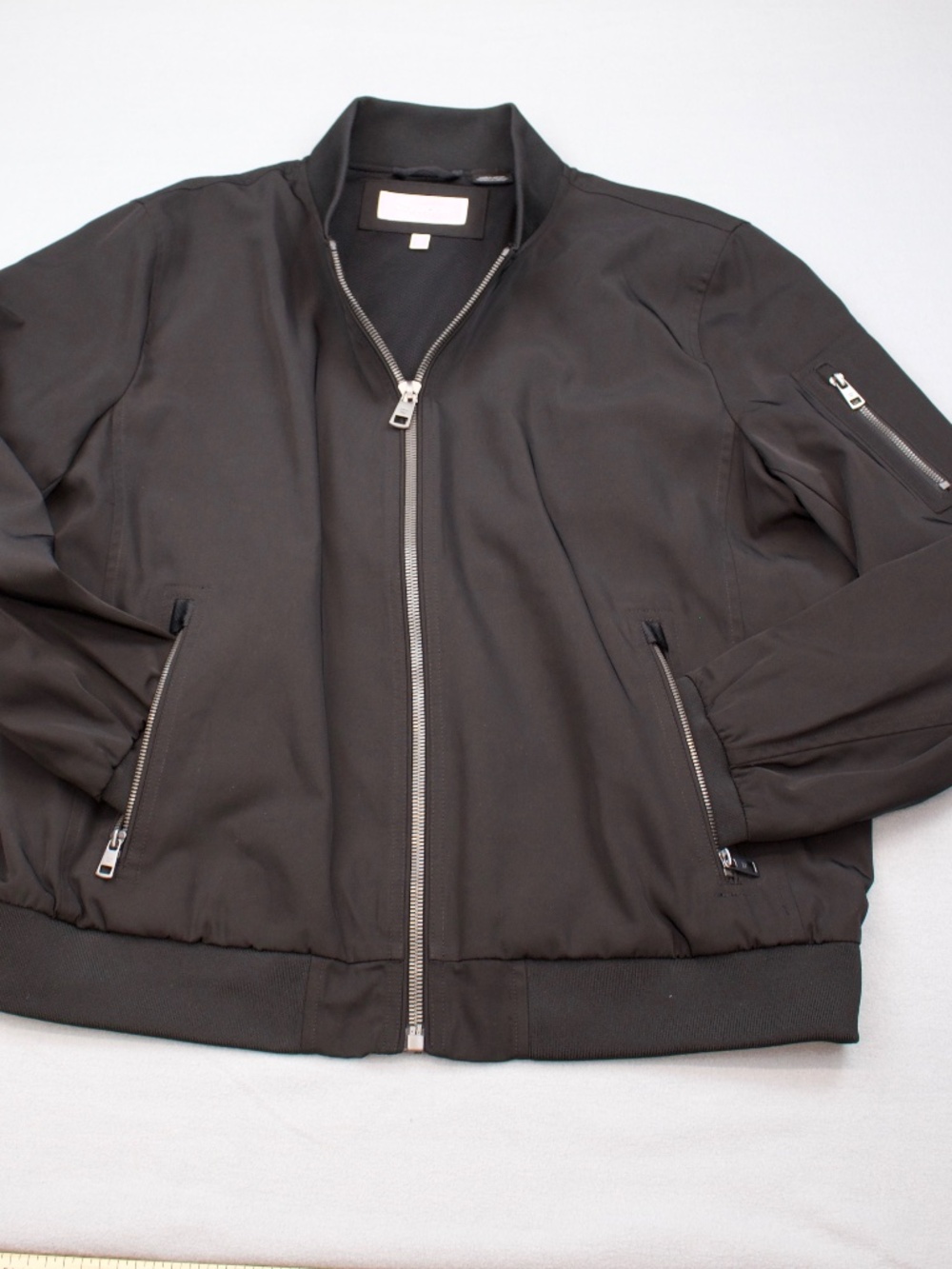 Calvin Klein Men's Lightweight Zip-Up Flight Bomber Jacket Price: $45